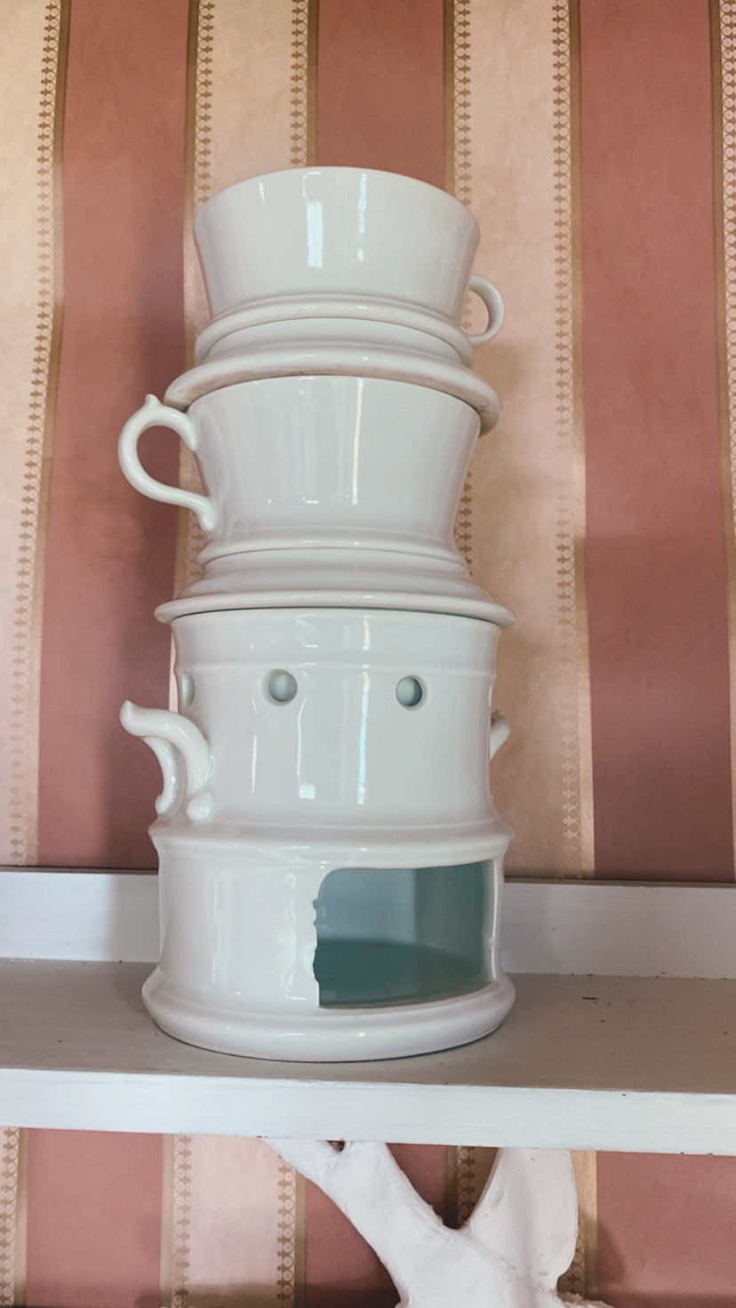 Thumbnail: Ensemble théière porcelaine