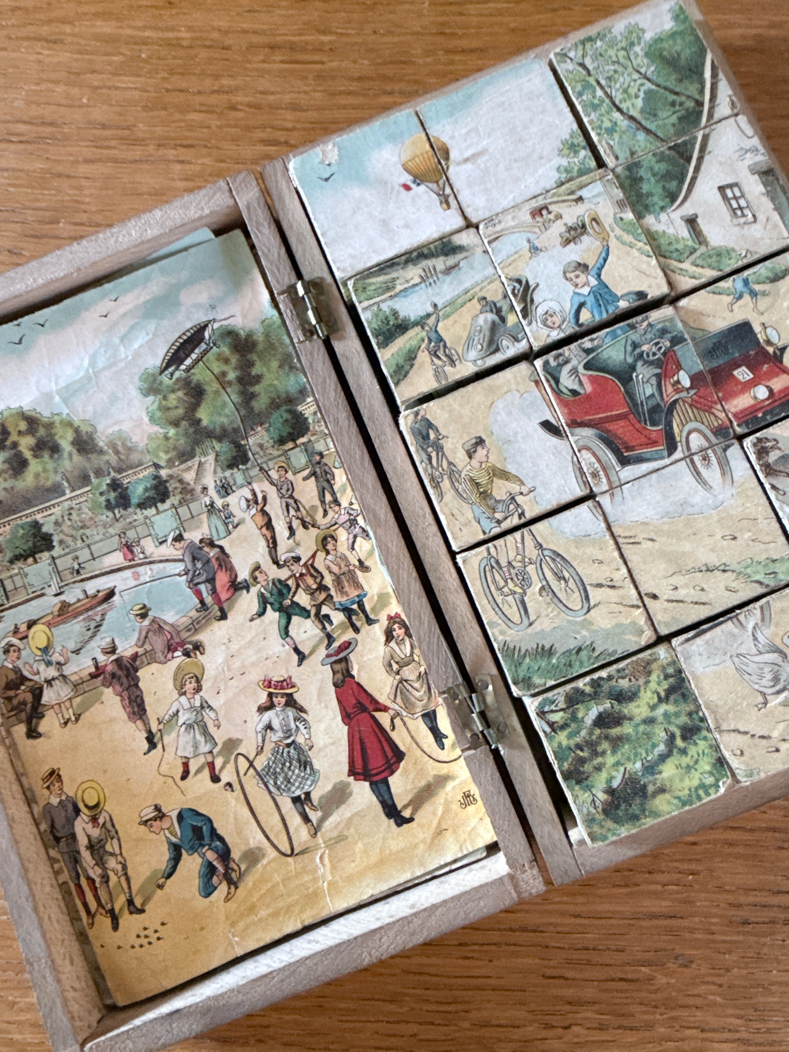 Magnifique jeu de cubes anciens