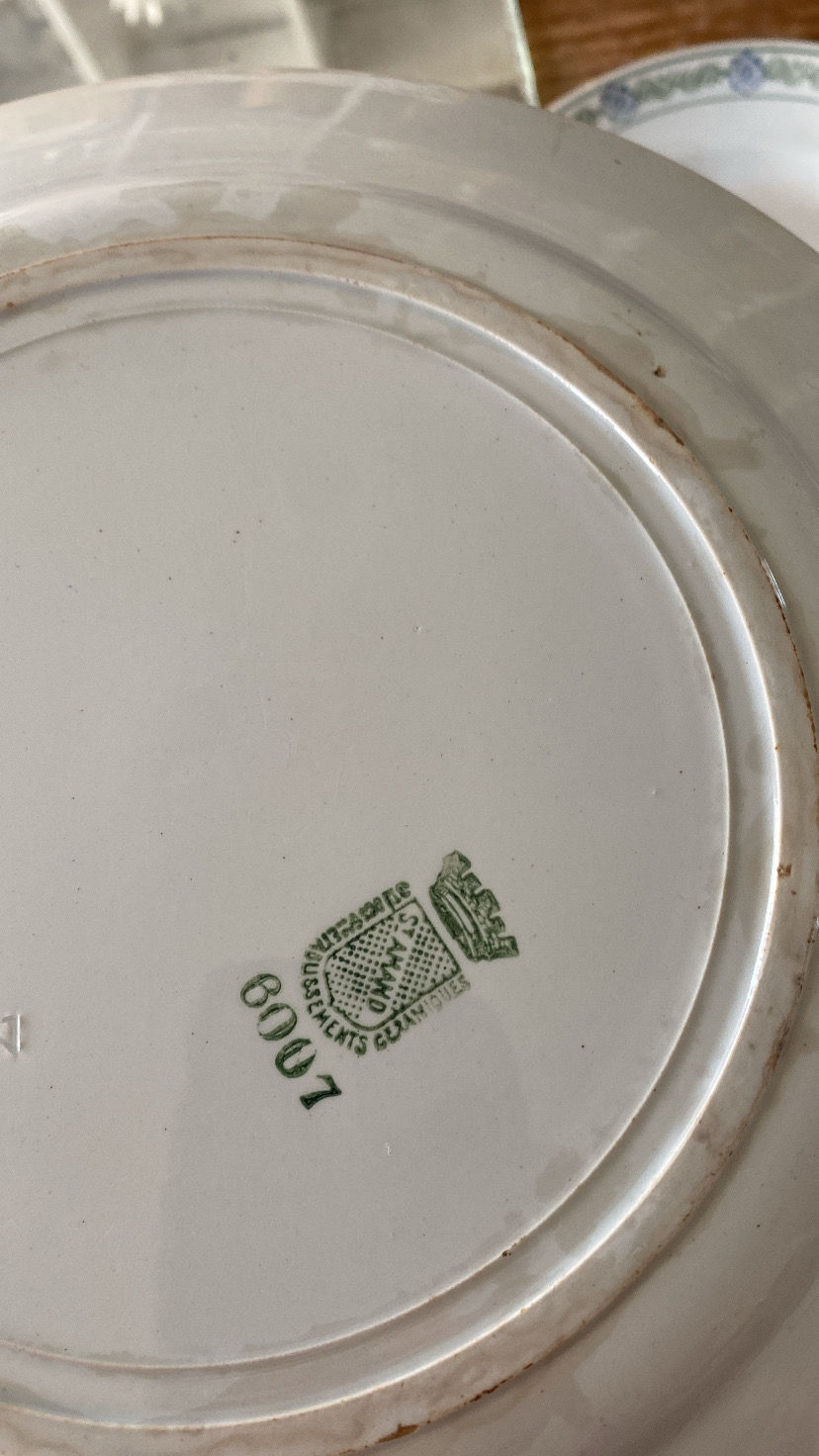 Miniature : Plat rond St Amand 