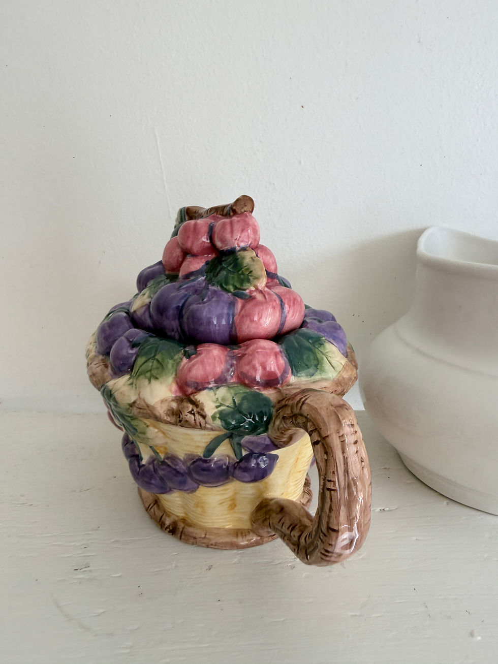 Miniature : Théière en barbotine 