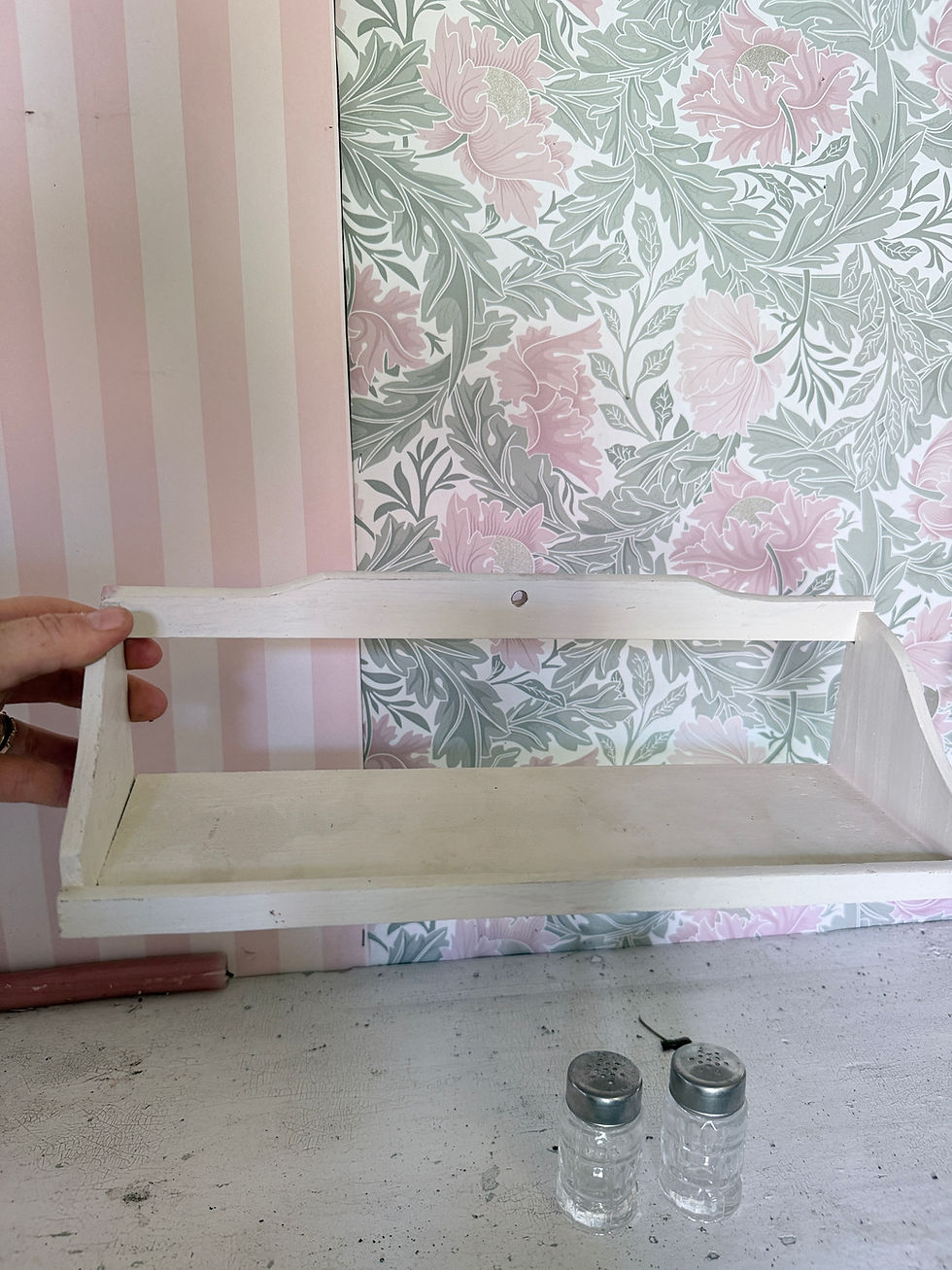 Miniature : Petite étagère blanche