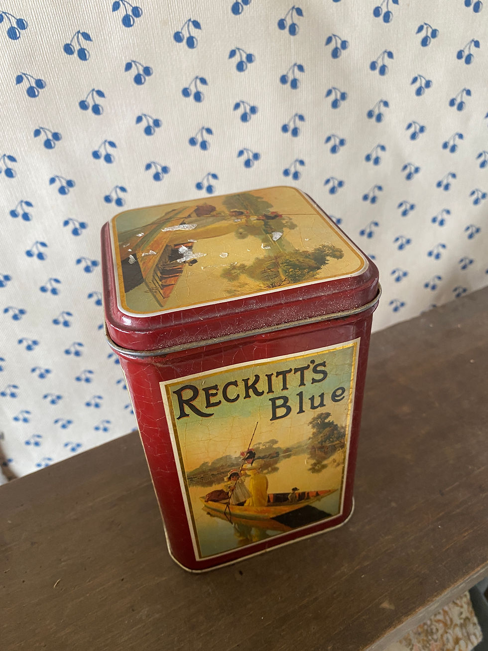 Thumbnail: Petite boîte Reckitt's Blue