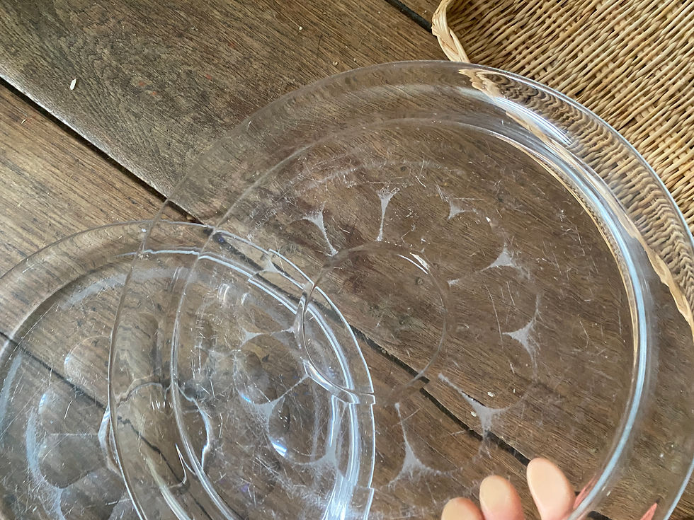 Miniature : Plat transparent pétale