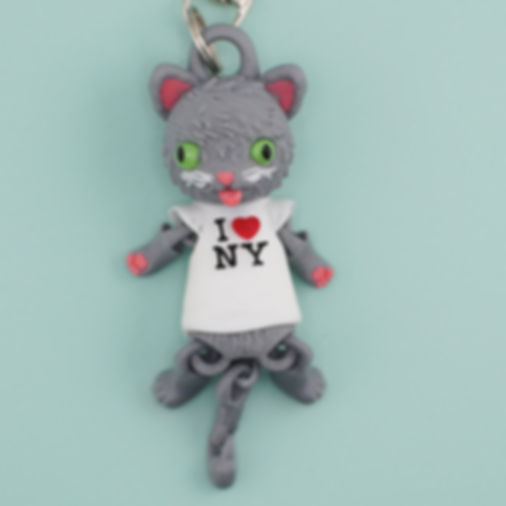 I ♥ NY Alleycat Keychain