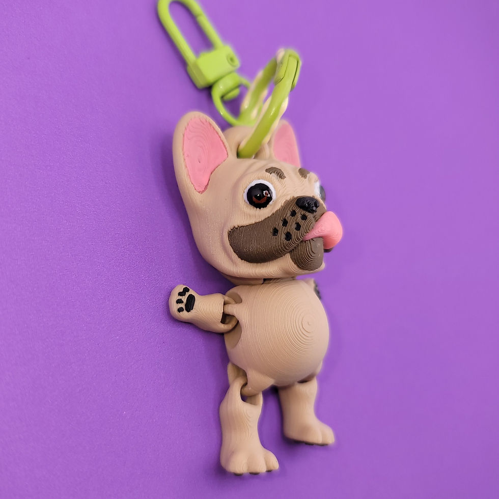 Thumbnail: Crazy Frenchie Wiggly Keychain