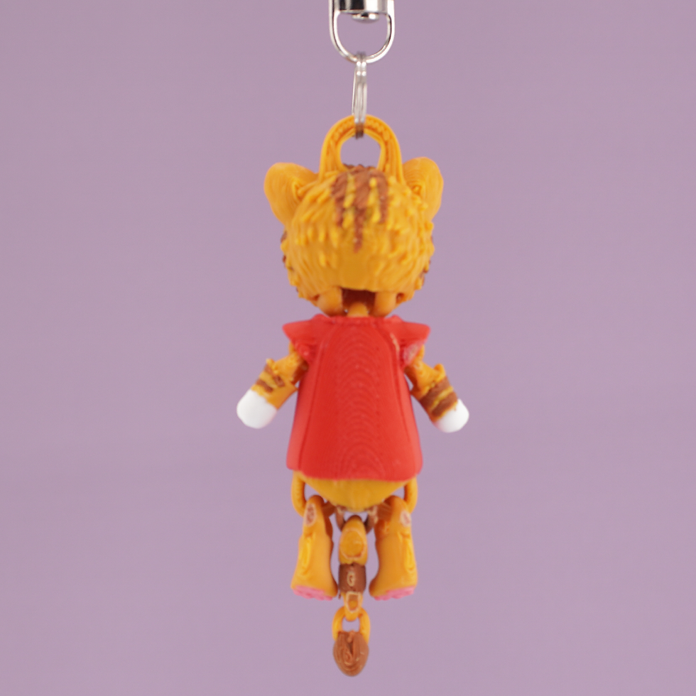 Thumbnail: Emotional Support Kitty Keychain