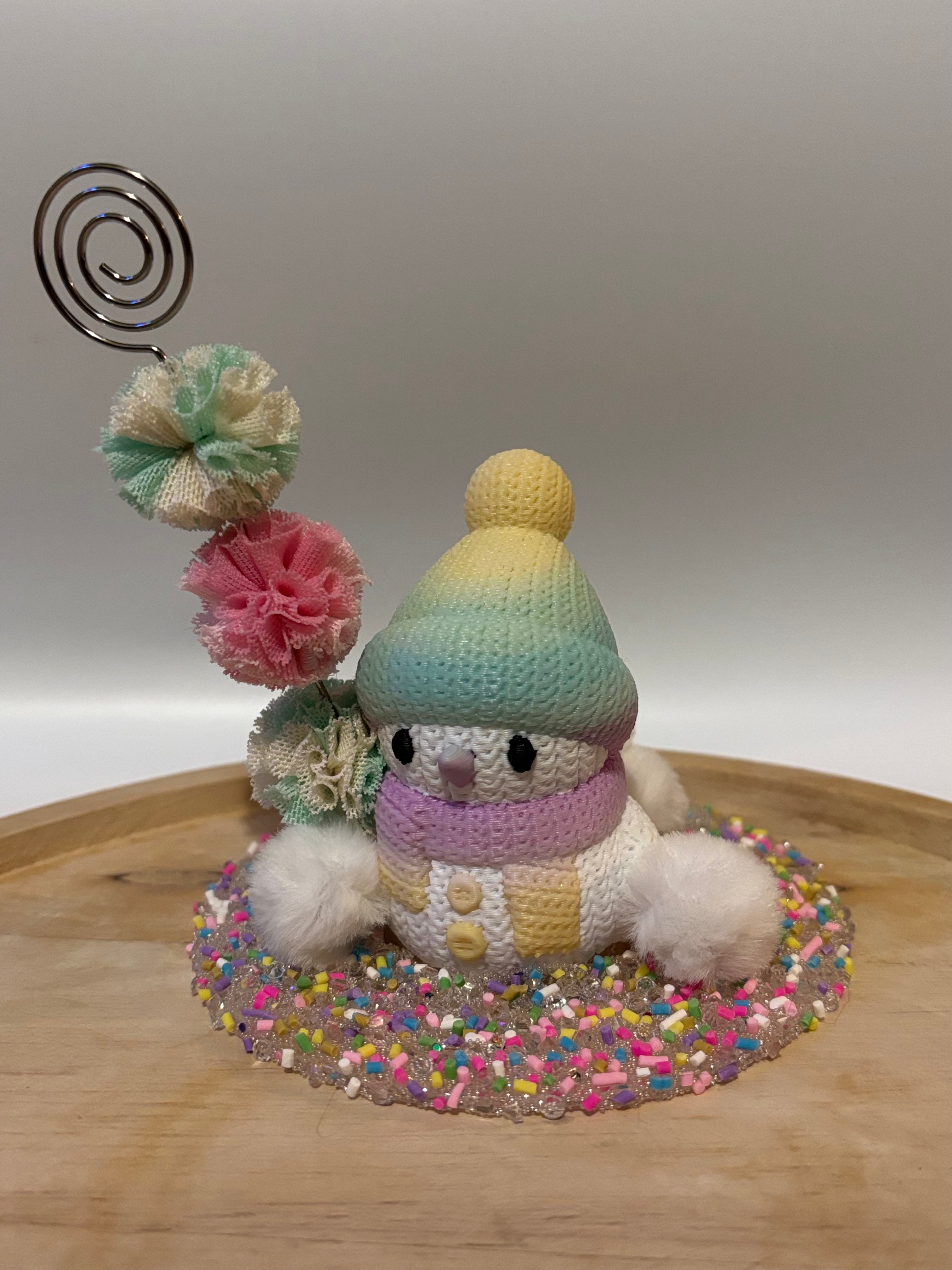 Picture Holder - Snowman