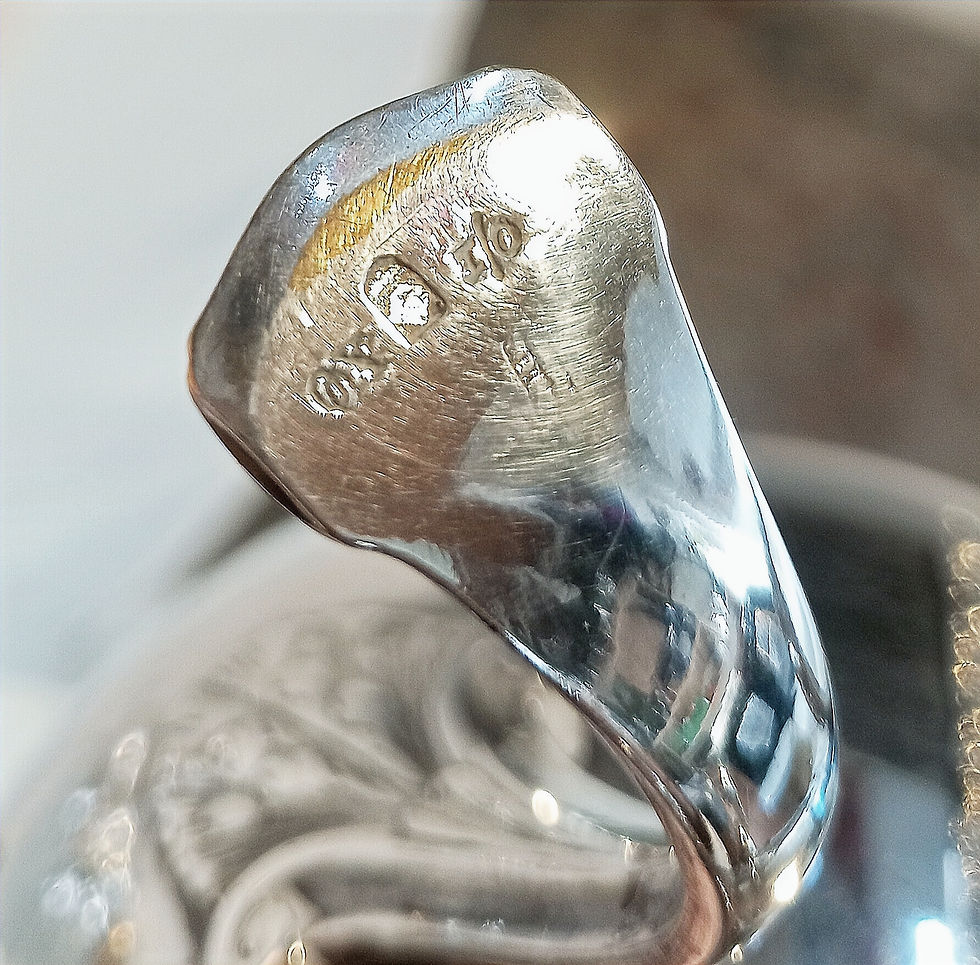 Thumbnail: WMF ART NOUVEAU JUGENDSTIL SILVER TEA SET