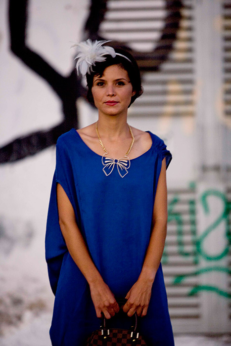 Tunique bleue d'antan