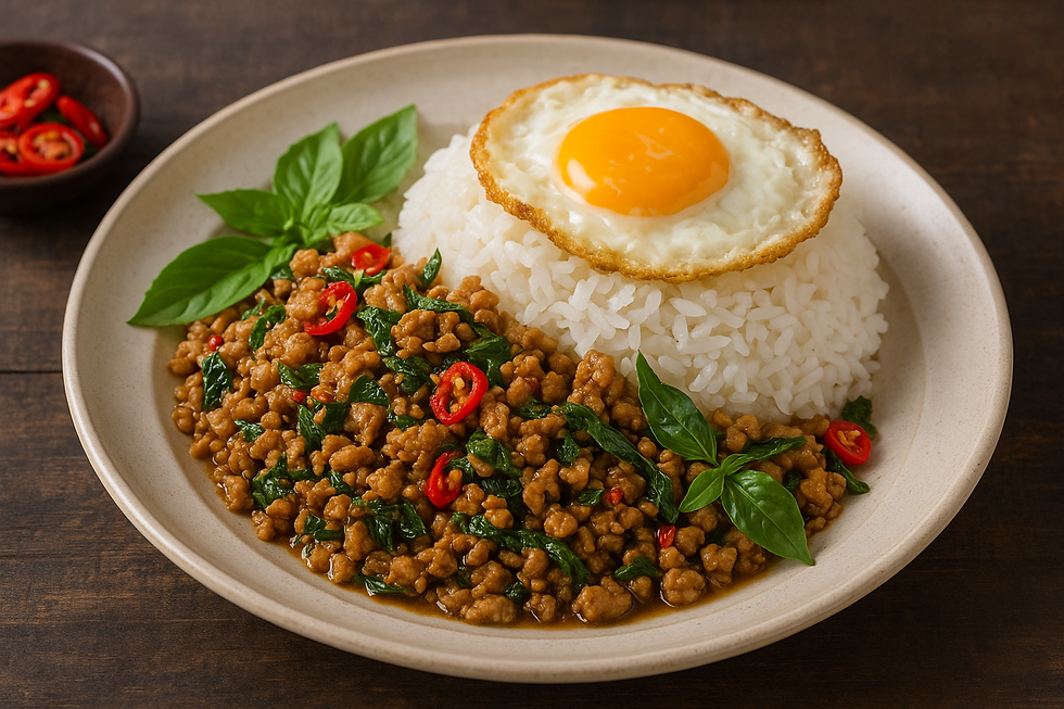 Chicken Kra-Pow (Thai Basil Chicken)