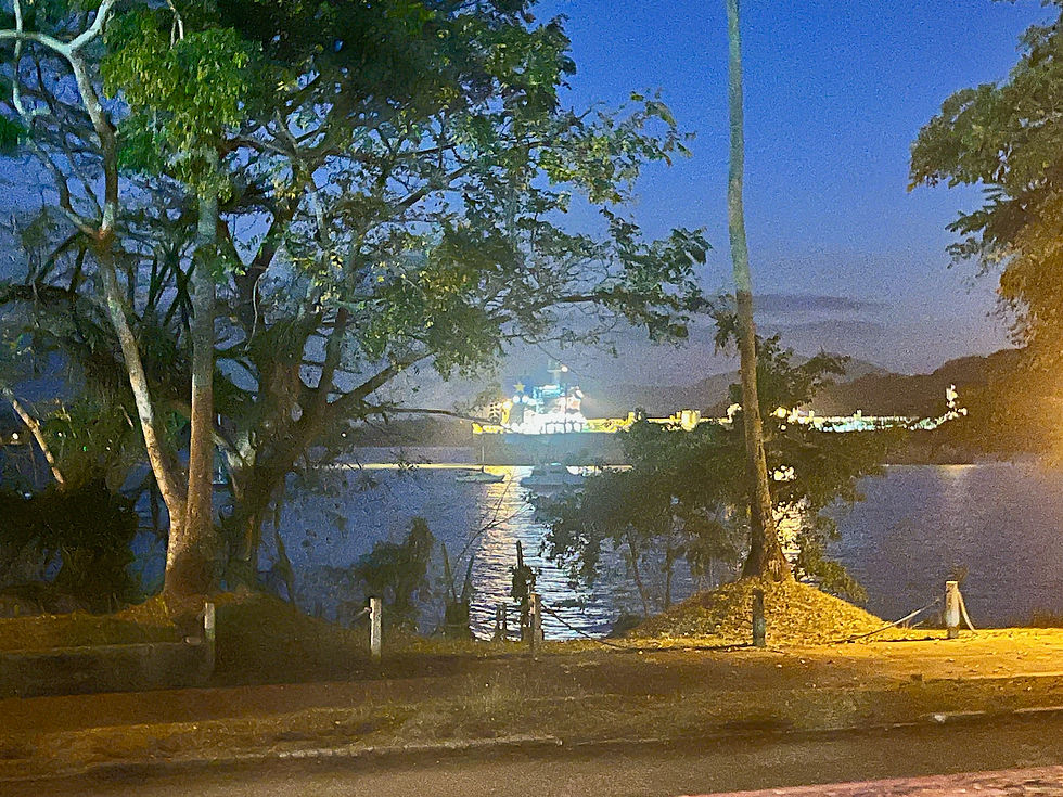ship waiting for 3 am canal entry