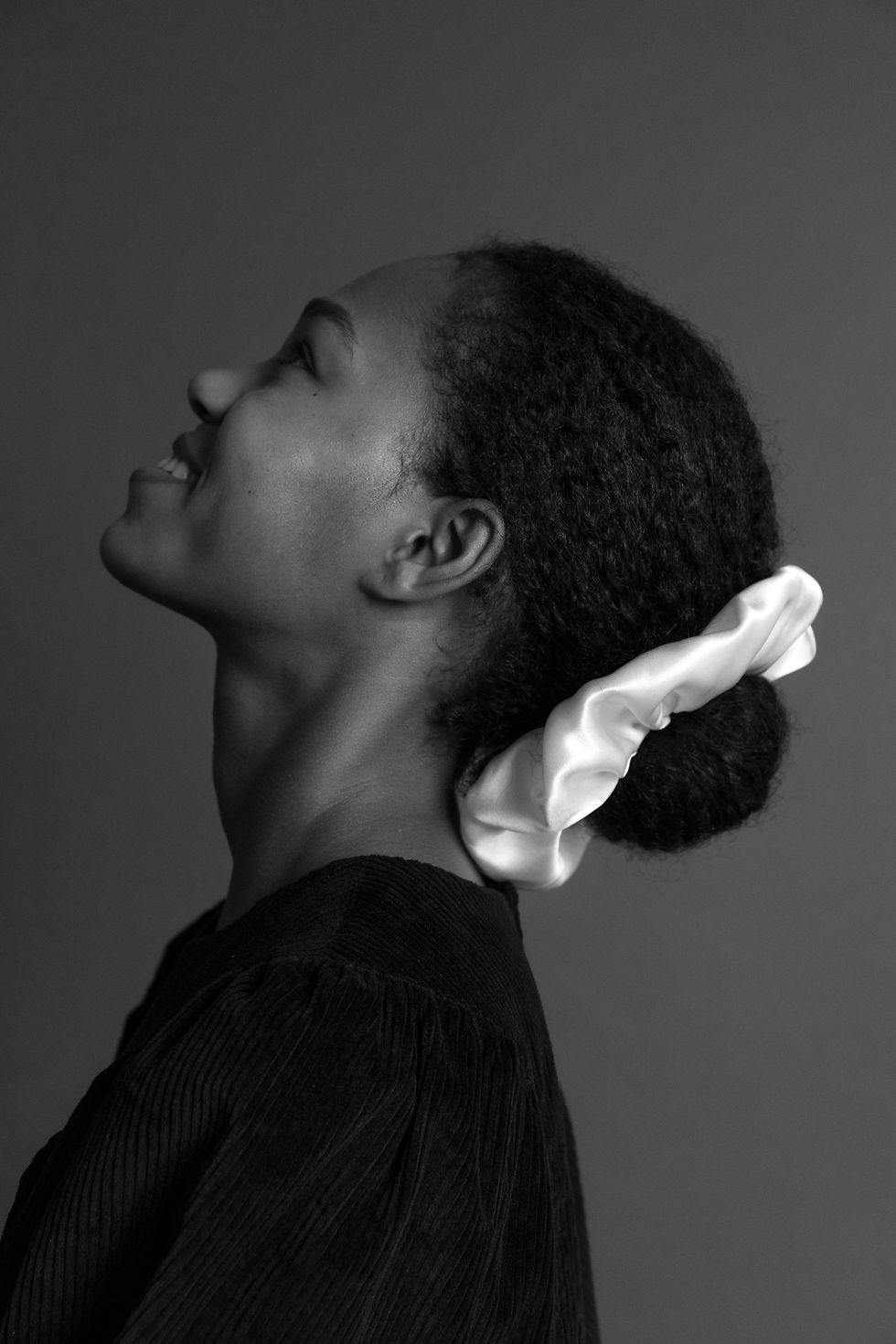 Thumbnail: Ivory Silk Scrunchie