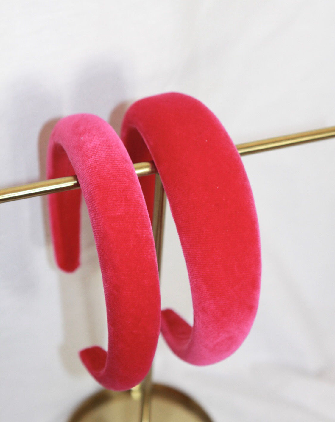 Velvet Alice Band Fuchsia 