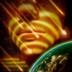 Self portrait in space