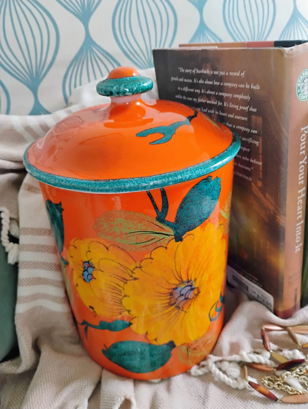 Thumbnail: Artisan Vintage Handpainted Heirloom, "Grandma's Cookie Jar"