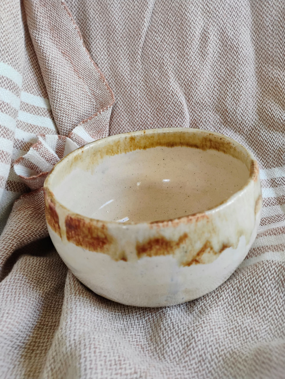 Thumbnail: Boho Hobbyist Pottery Customized "Whitney" Jewelry Bowl, Signed
