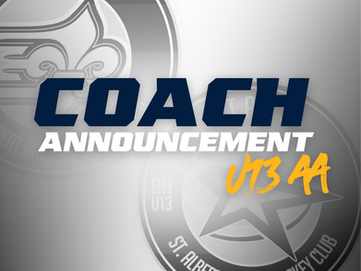 U13 Head Coach Announcement 