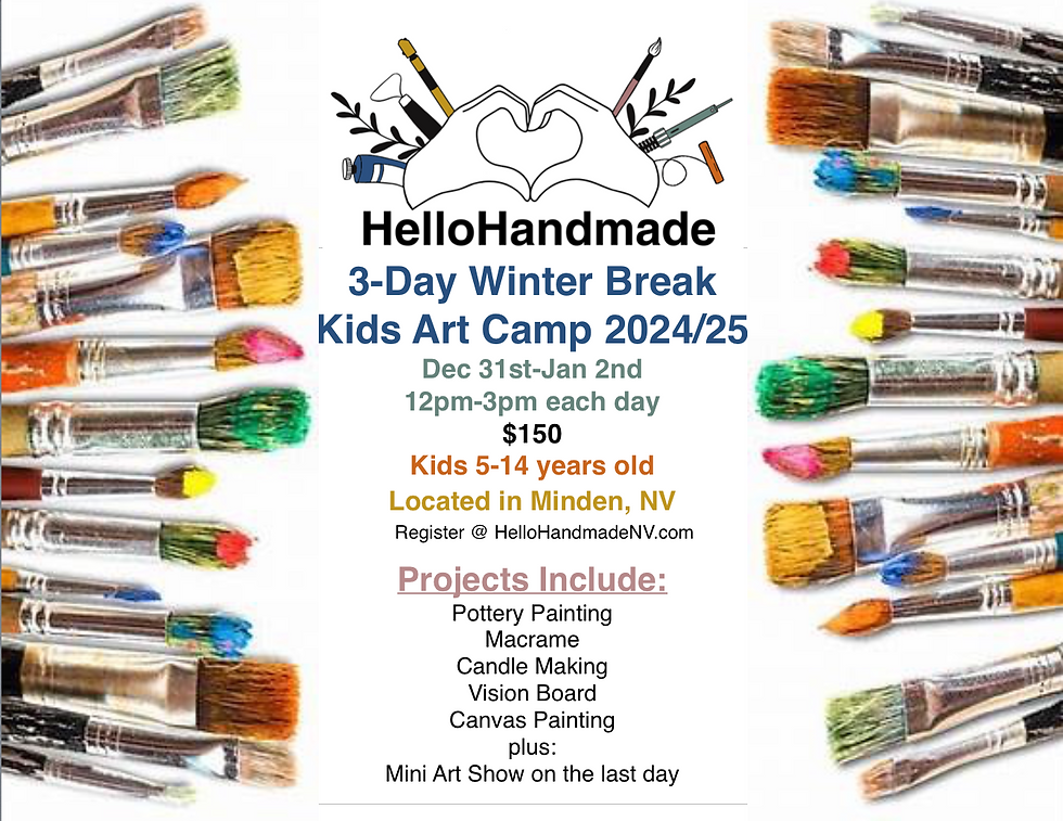 3-Day Winter Break Kids Art Camp 