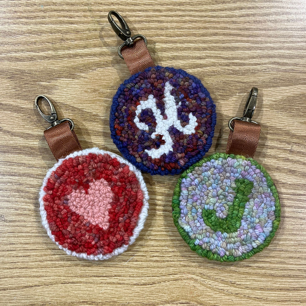 12pm - Punch Needle Bag Tags Class