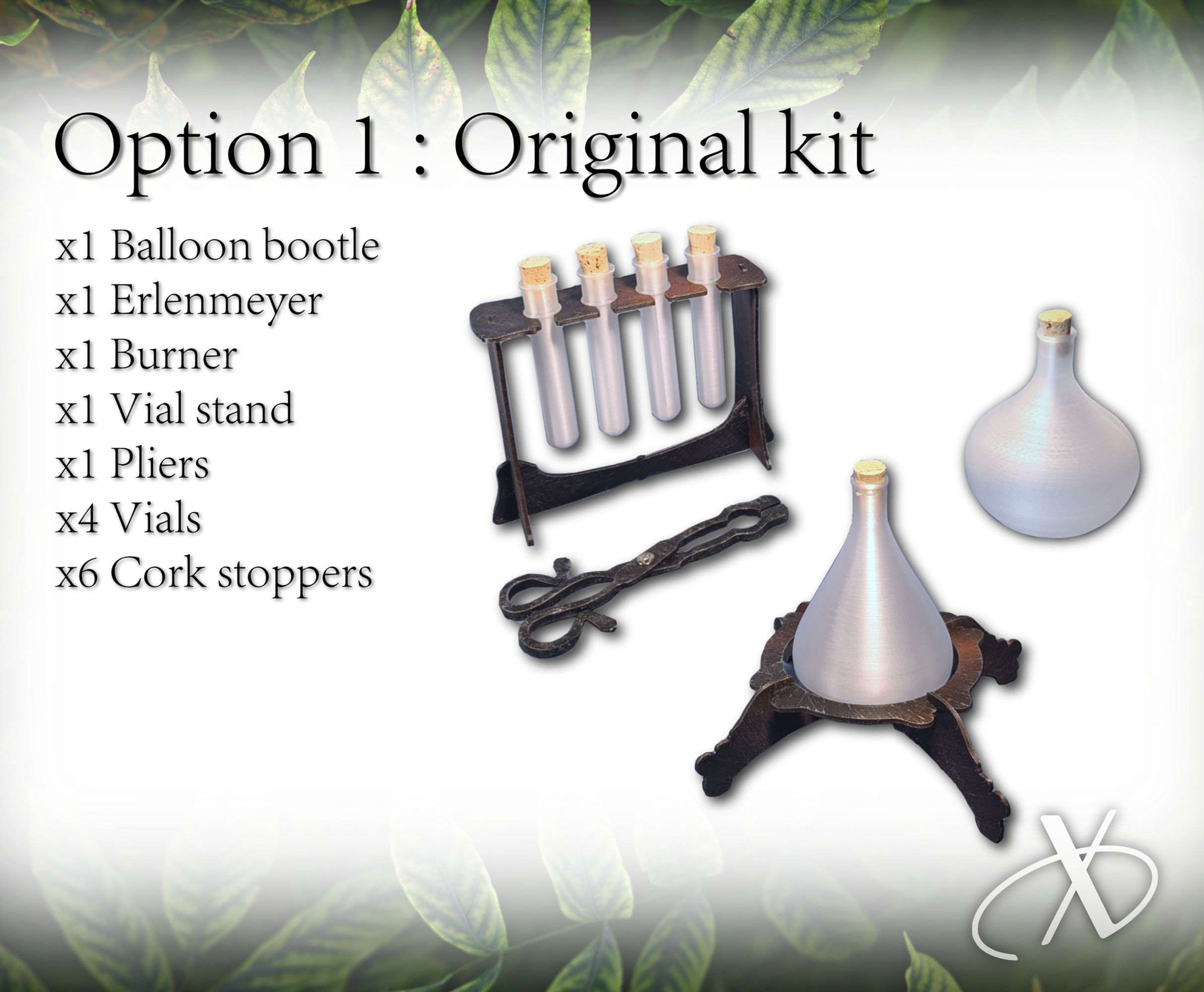 Ensemble du chimiste pour grandeur nature