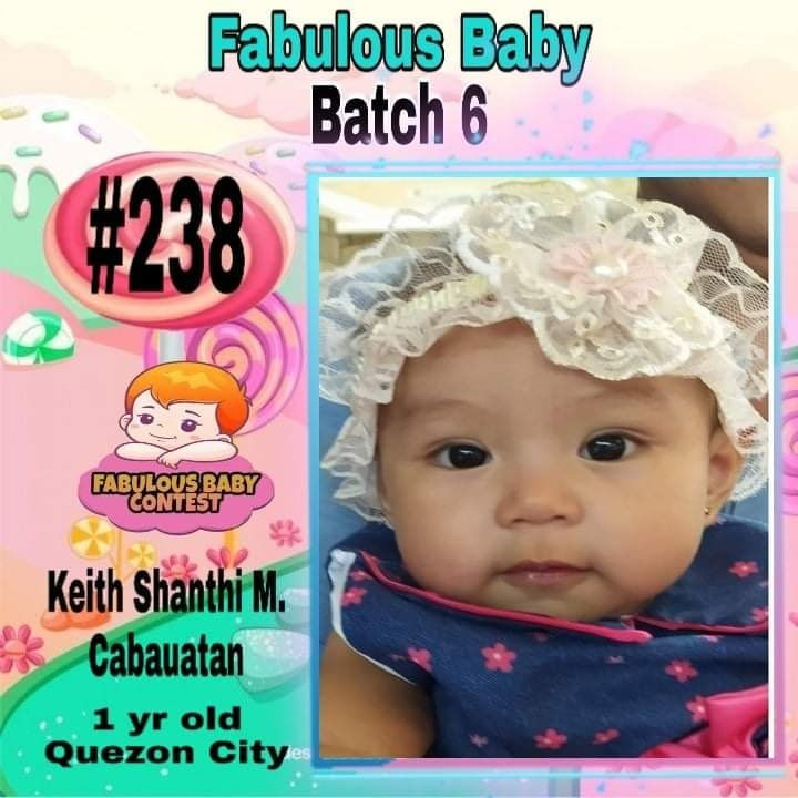 FABULOUS BABY CONTEST with 831 Reacts and 1 Invite=100 total 931 (August 9, 2020)