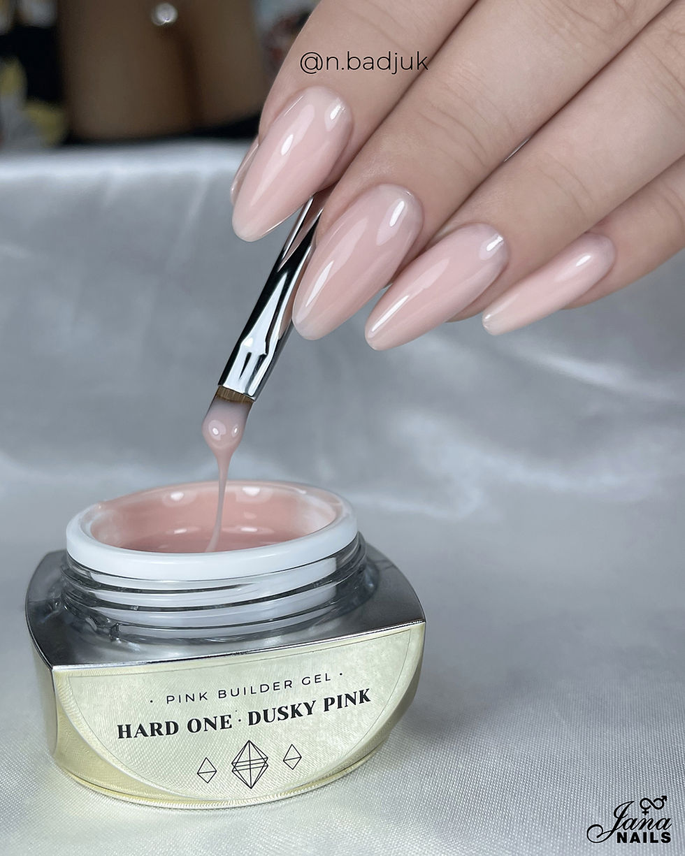 Thumbnail: Hard One builder gel Dusky Pink - 100 g