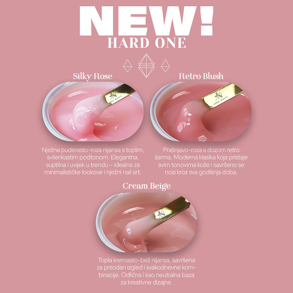 Thumbnail: Hard One builder gel Silky Rose - 15 g