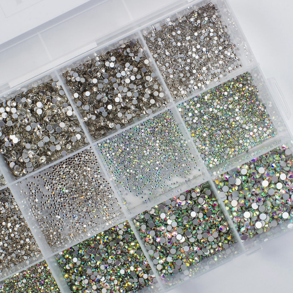 Μικρογραφία: Big box diamond set (ab crystal & silver)