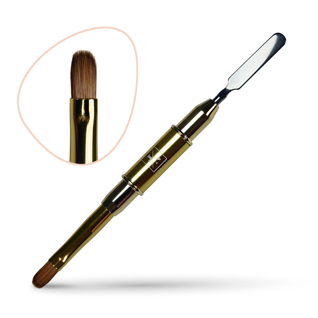 AcryGel gold double side brush