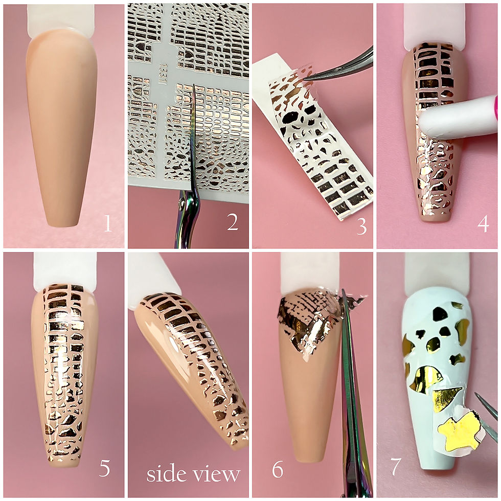 Μικρογραφία: Nail Stickers-Dots Rosegold