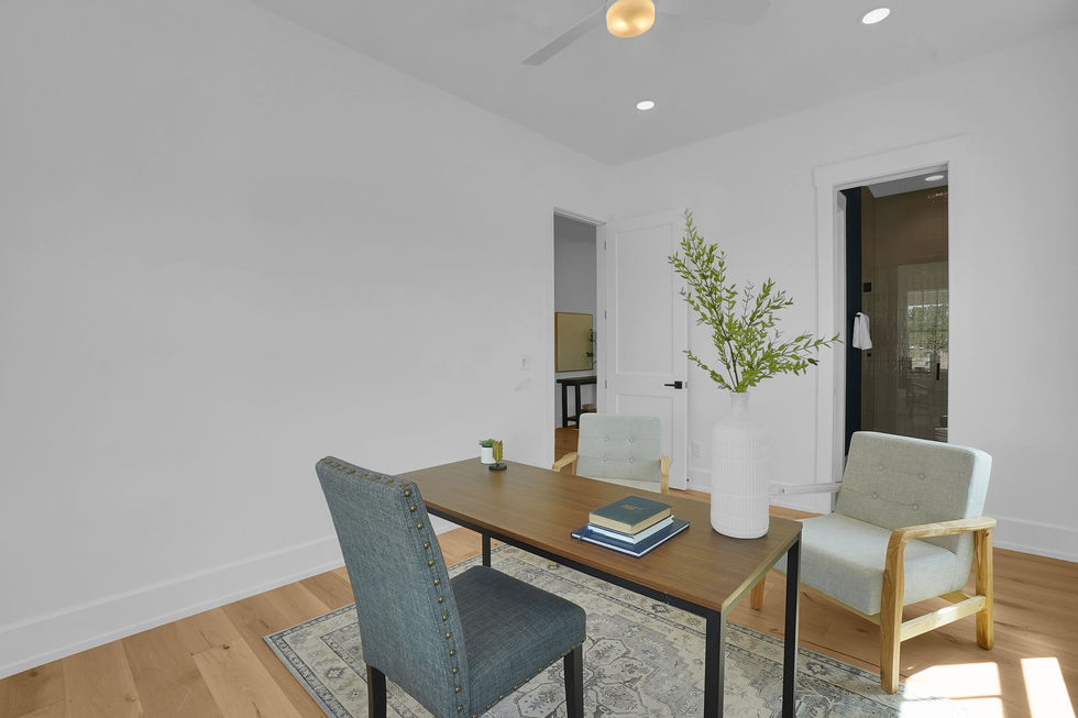 Home office interior design with modern style by Mission Design Co.