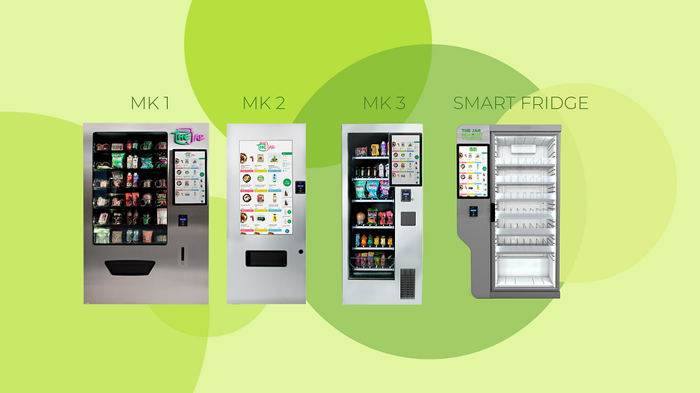 healthy vending machines in London, UK
