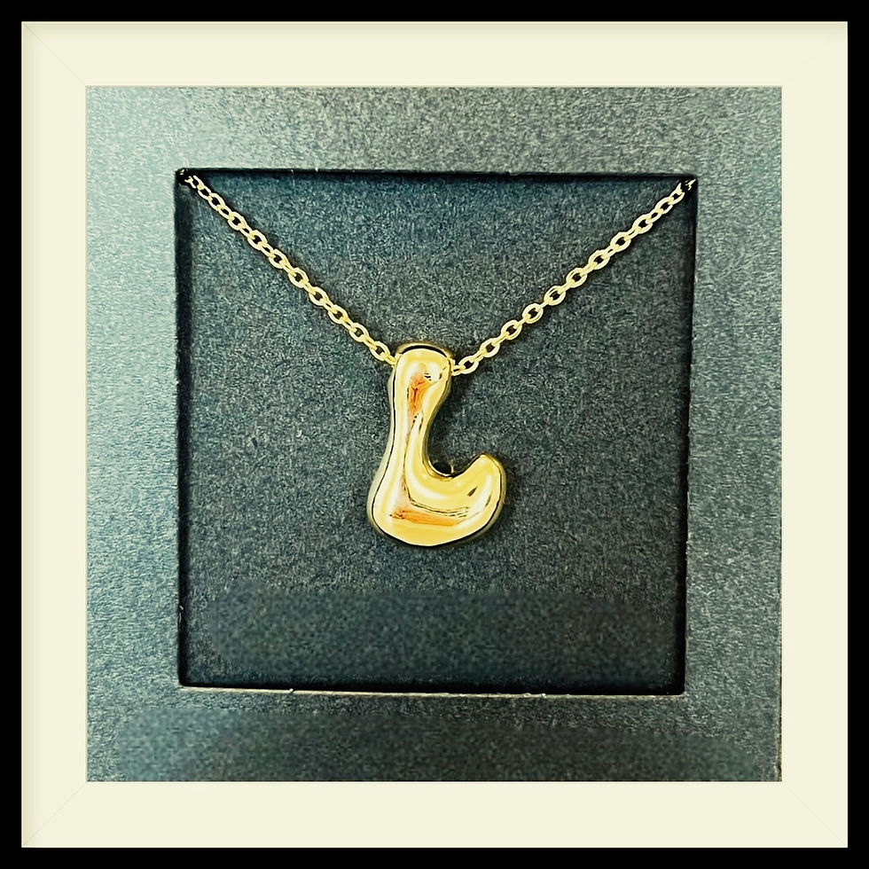 Thumbnail: Bubble-licious Letter Necklace