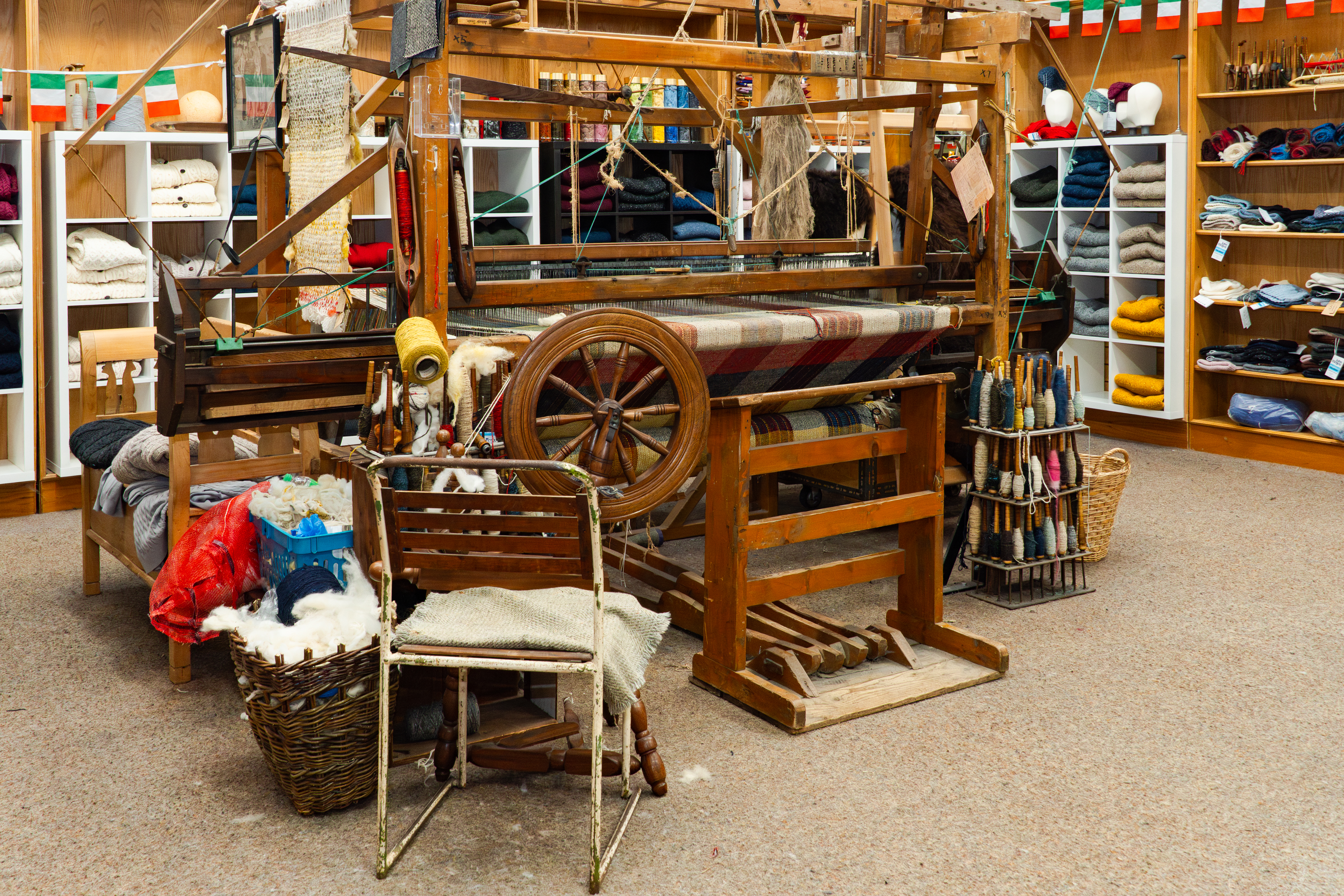 John Molloy Woollen Mills visit