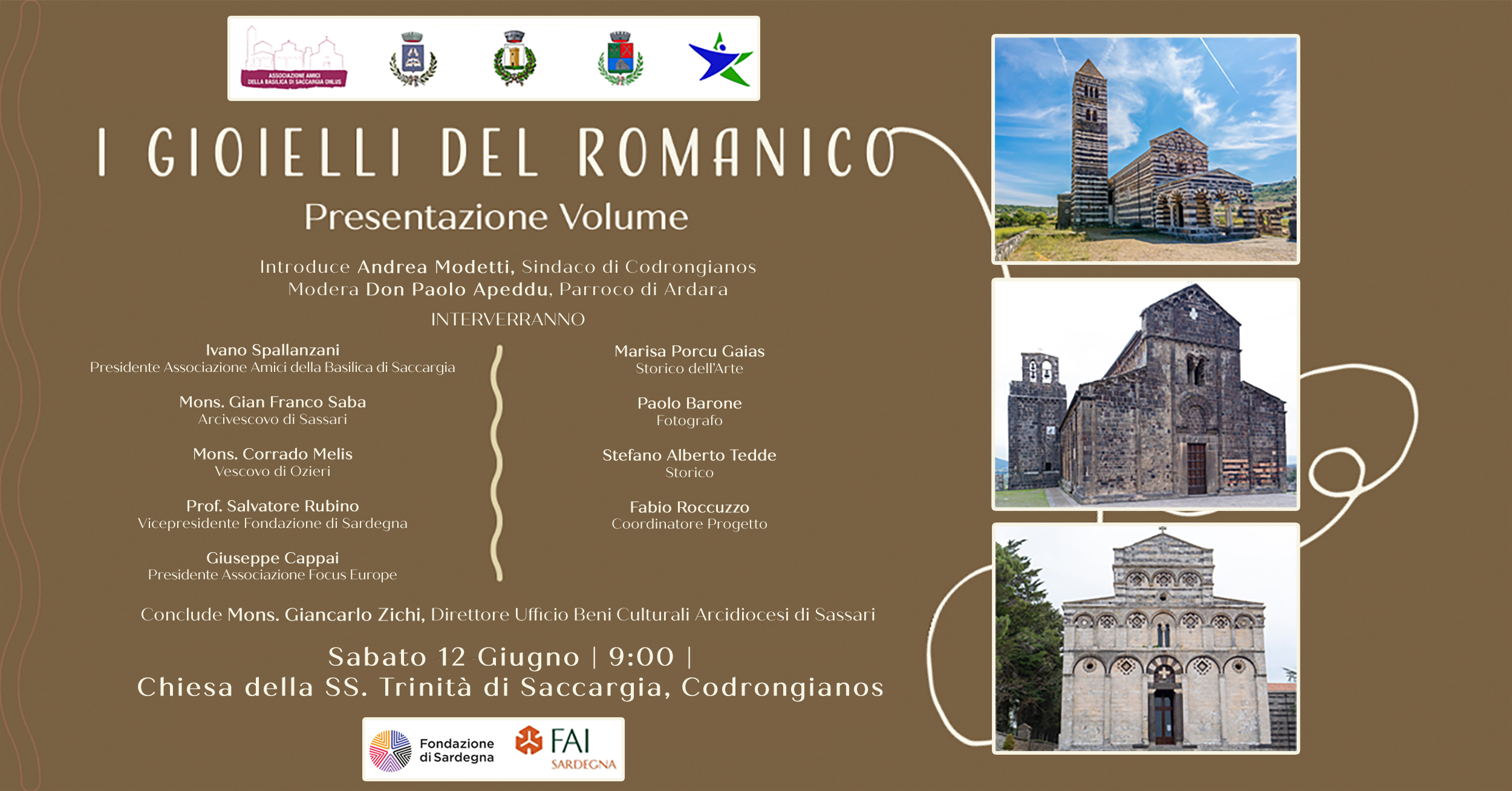 Materiale promozionale Romanico Sardegna