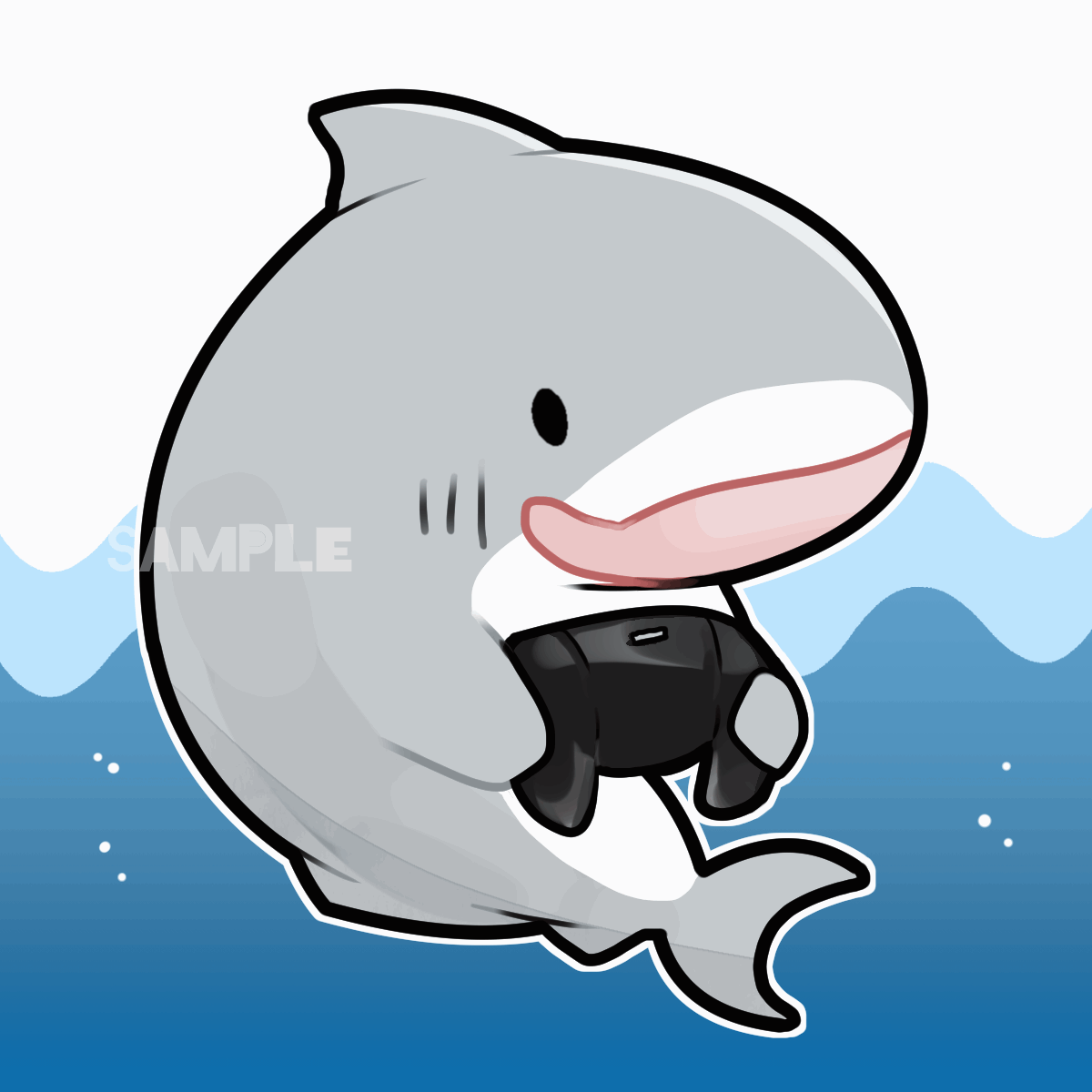 サメキャラクターのVtuber