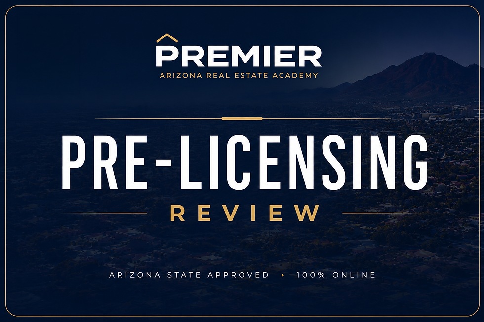 Pre-Licensing: General Review & Math Review