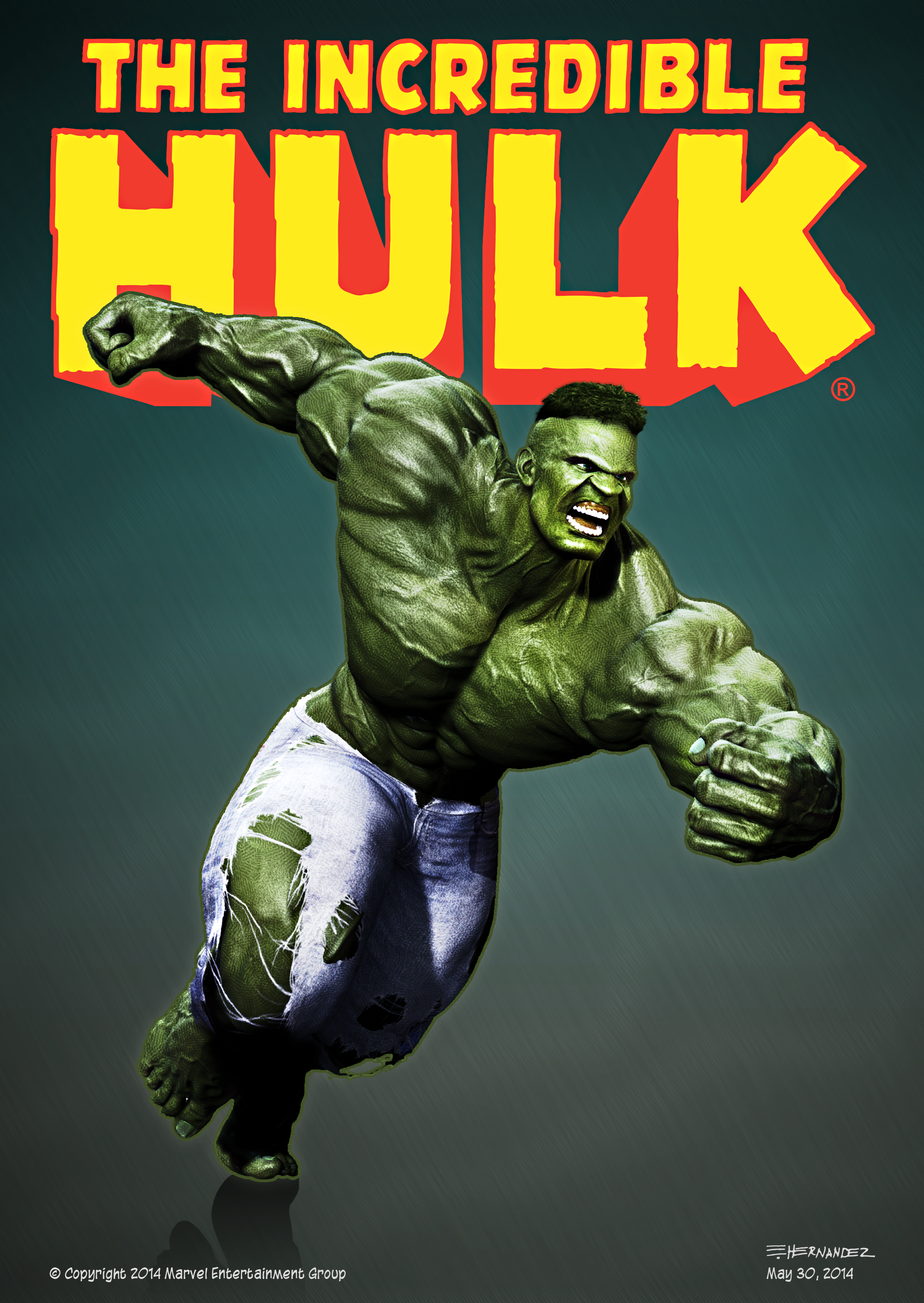 The Incredible Hulk Cover Idea
