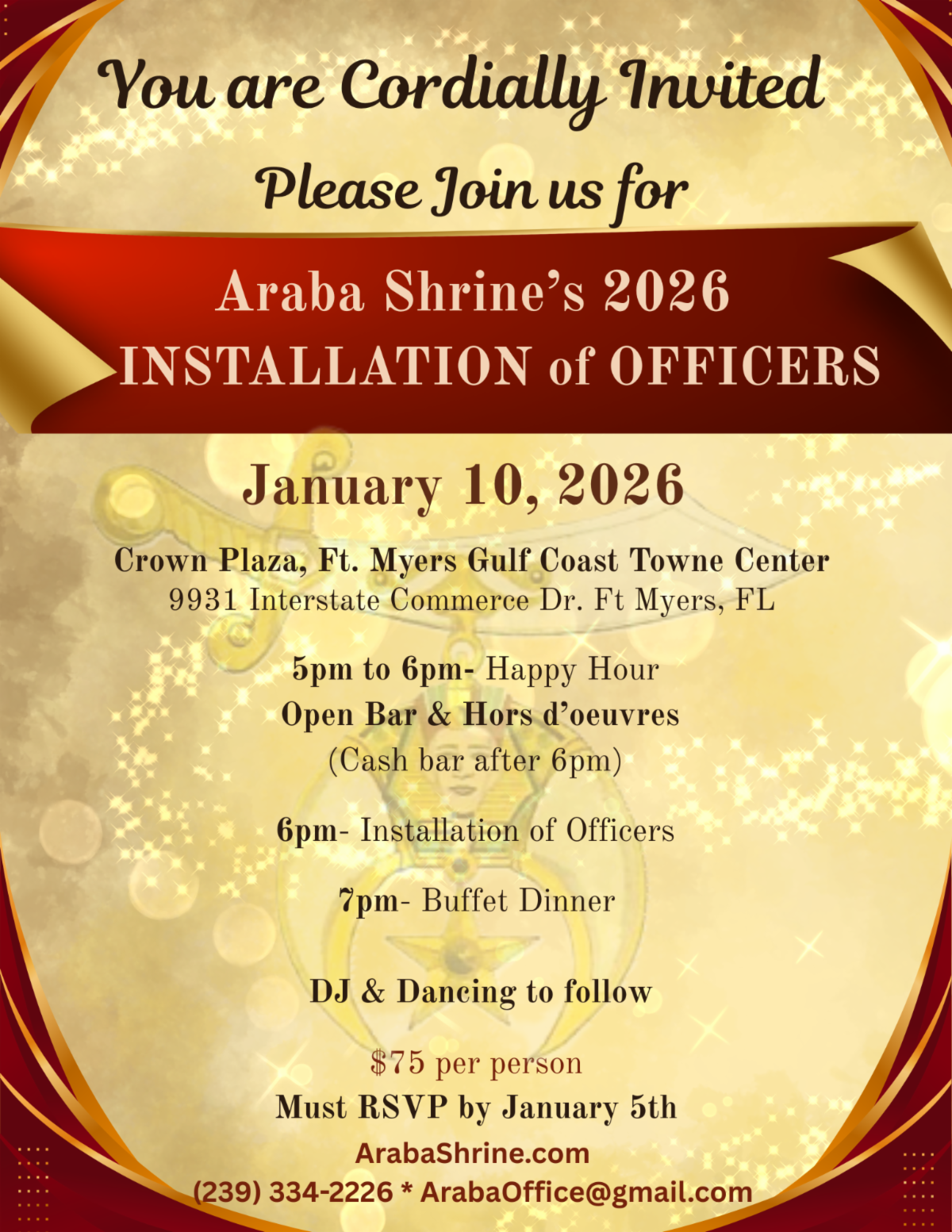 Araba Installation of Officers