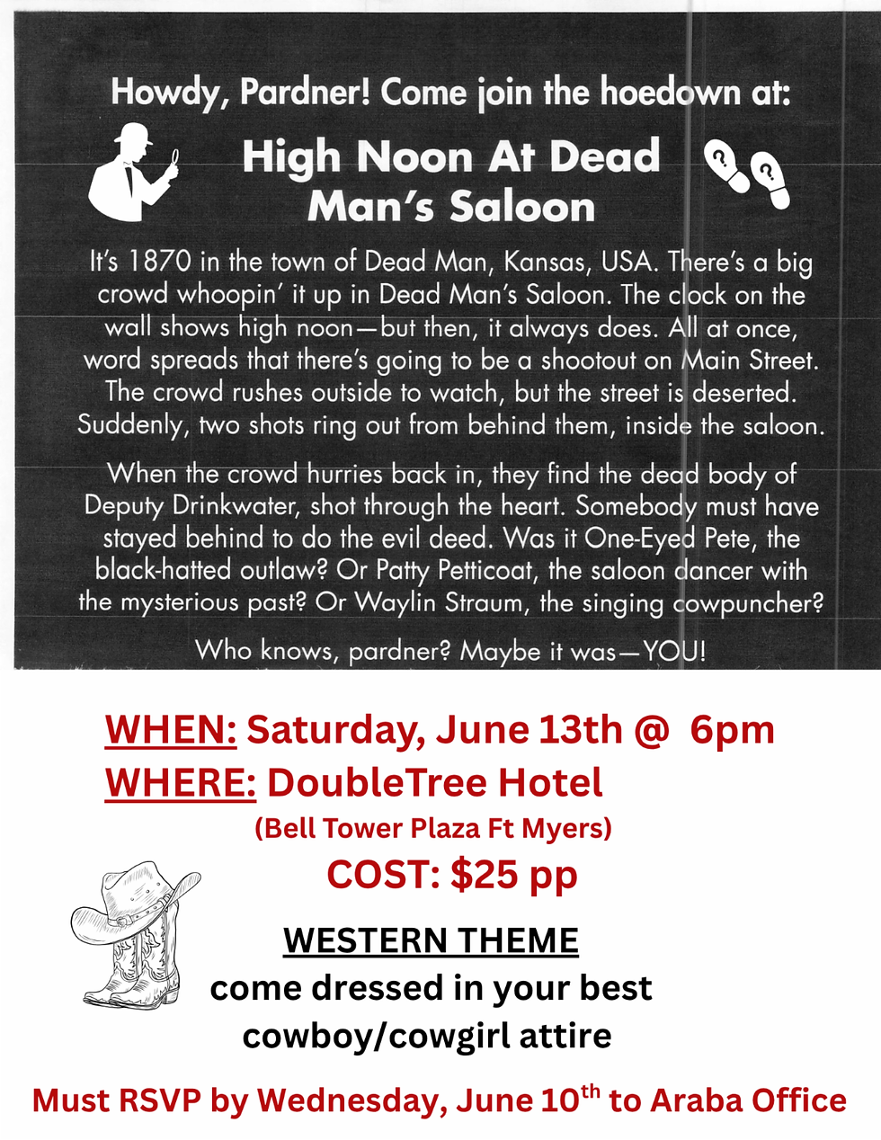 June 13th 2026 - Mystery Saloon - Araba Shrine