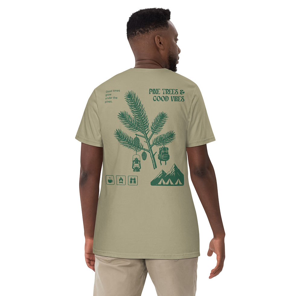 Thumbnail: Unisex garment-dyed heavyweight t-shirt