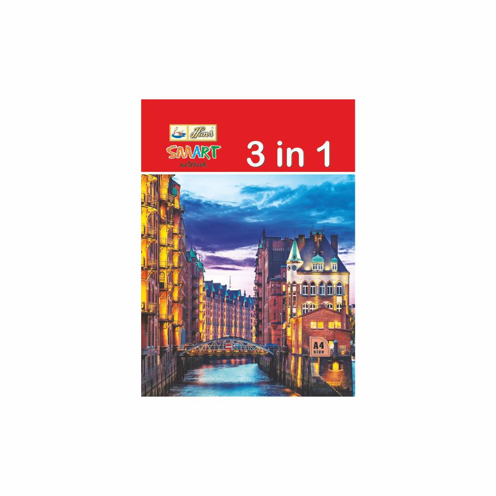 Hans Smart Notebook (3 in 1 Notebook)