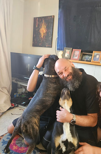 Very good with dogs.