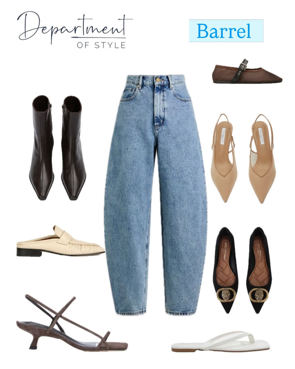 Barrel Leg Jeans and how to style them.