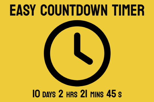 Easy Countdown Timer banner
