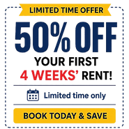 50% off your first 4 weeks' rent on secure self storage units near Tallaght at Store4U Kingswood.