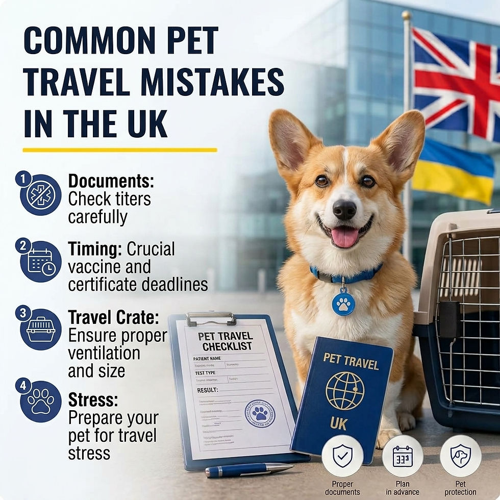 Most common mistakes when transporting a pet (and how to avoid them)