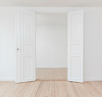Open White Doorway