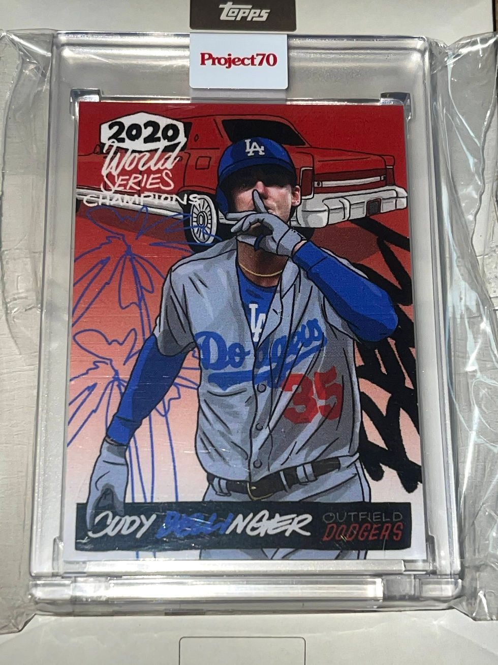 Topps Project70 Card 25 - 1955 Cody Bellinger by Sophia Chang