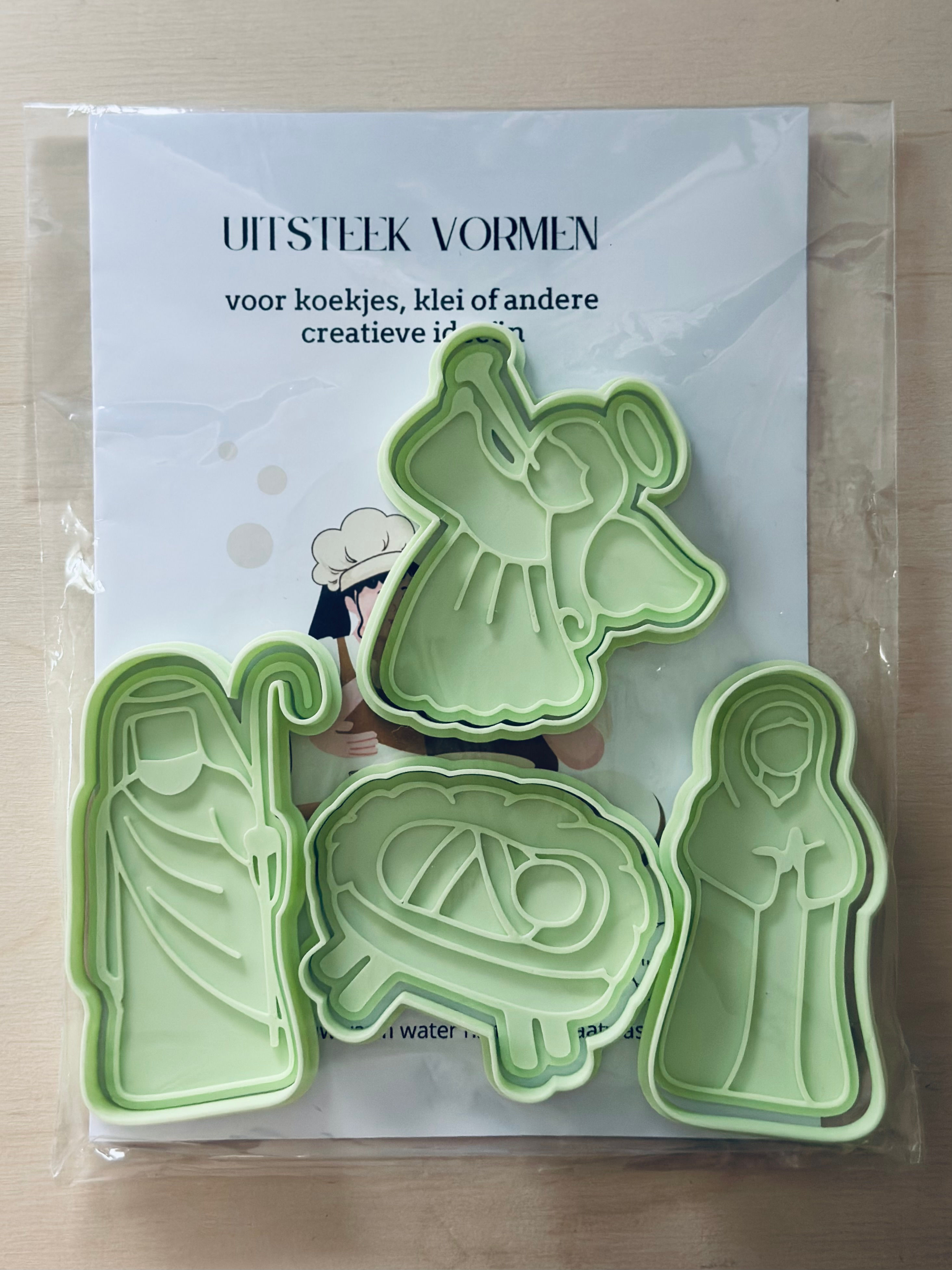 Uitsteekvorm kerststal